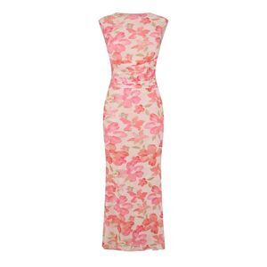 I Saw It First Womens/Ladies Floral All-Over Print Maxi Dress / Pink/White